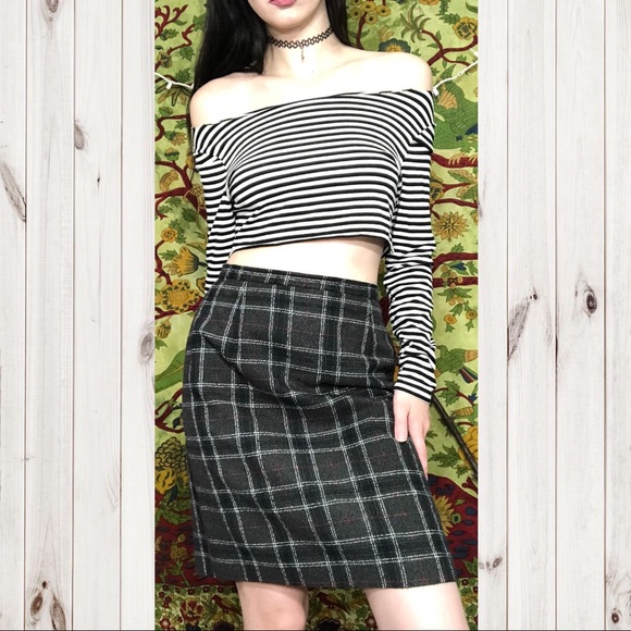 Casual Corner Dresses & Skirts - 🔴SALE High Waist Plaid Skirt!🔴